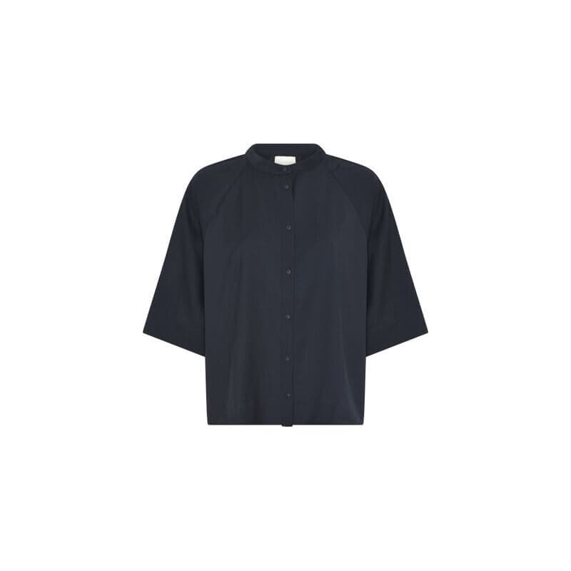Frau Abu Dhabi Uld Skjorte Dark Navy