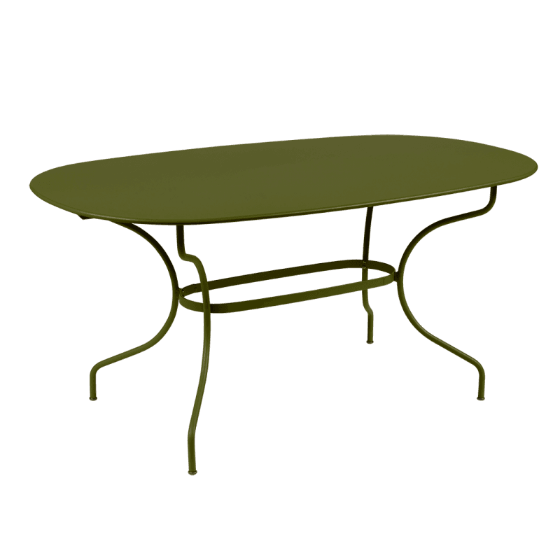 Fermob Opéra+ Oval Table Pesto