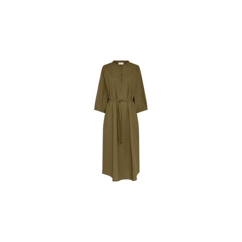 Frau Madrid Kjole Military Olive