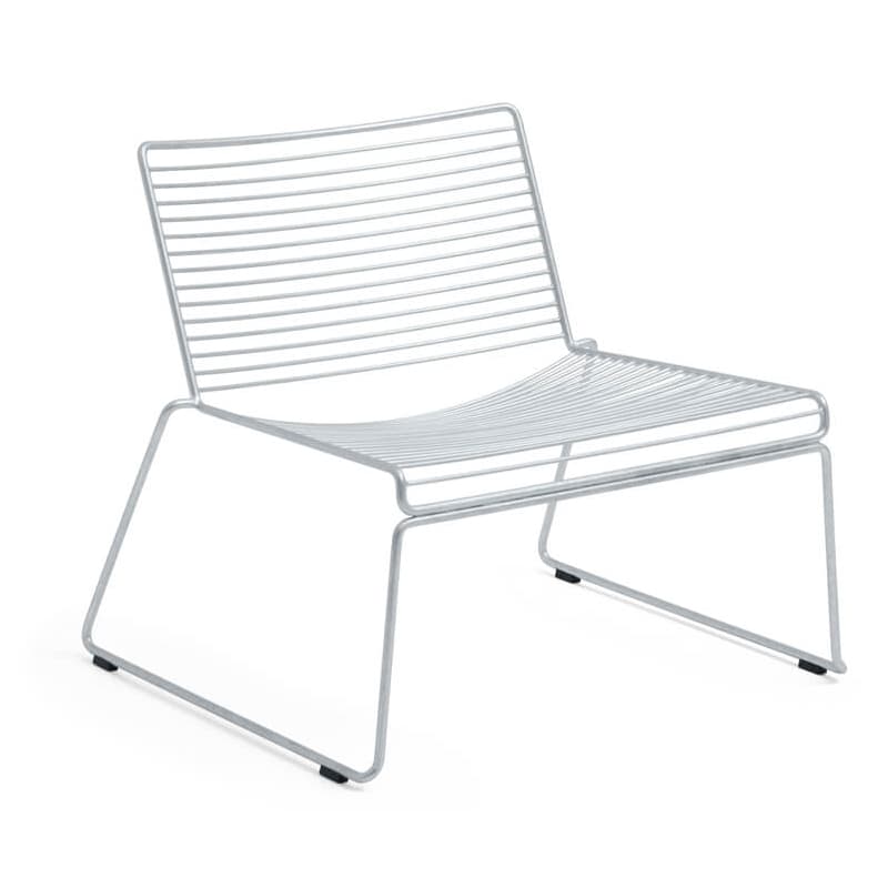 HAY Hee Lounge Chair Hot Galvanised