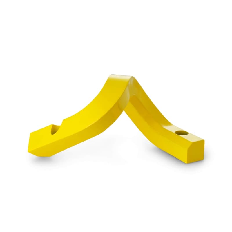 Normann Copenhagen Crooked lysestage (two) Yellow