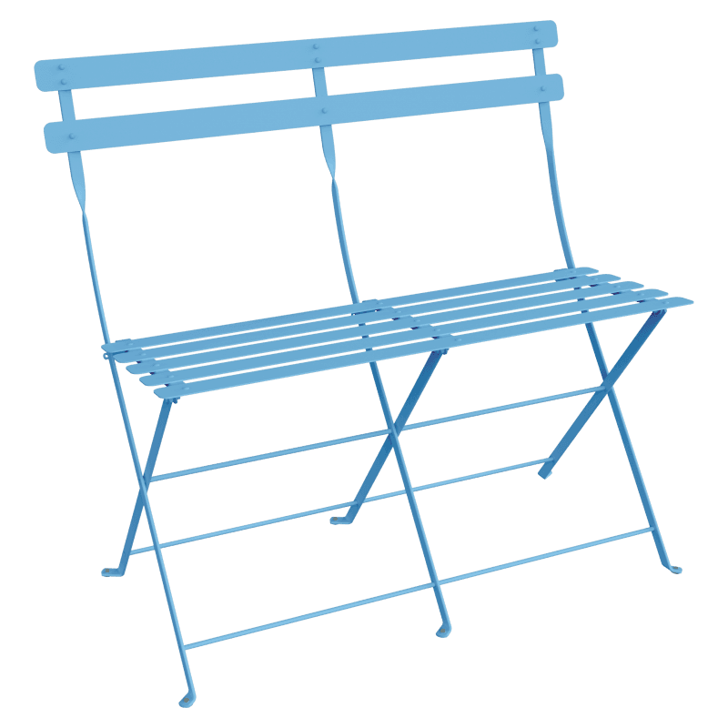 Fermob Bistro 2-seater Bench Maya Blue