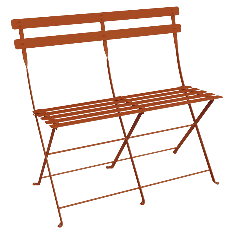 Fermob Bistro 2-seater Bench Candied Orange