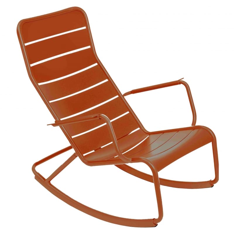 Fermob Luxembourg Rocking Chair Candied Orange