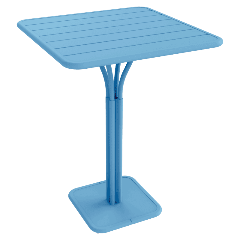 Fermob Luxembourg High Table 80 x 80 Maya Blue