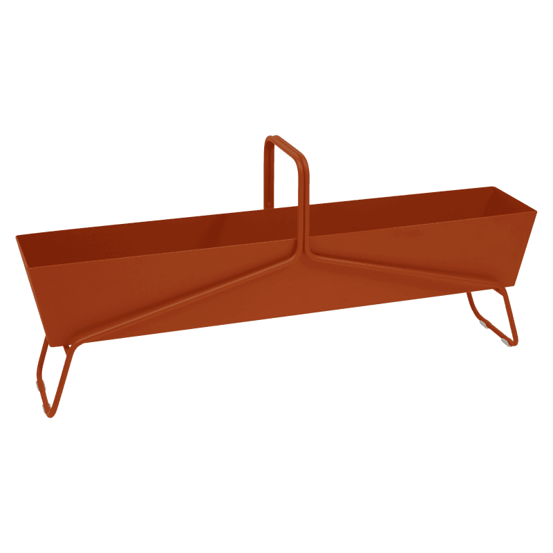 Fermob Basket Long Planter Candied Orange
