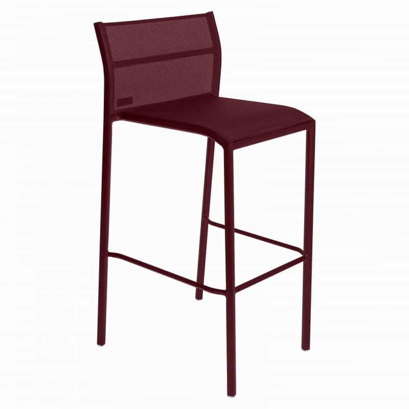 Fermob Cadiz Bar Chair Black Cherry