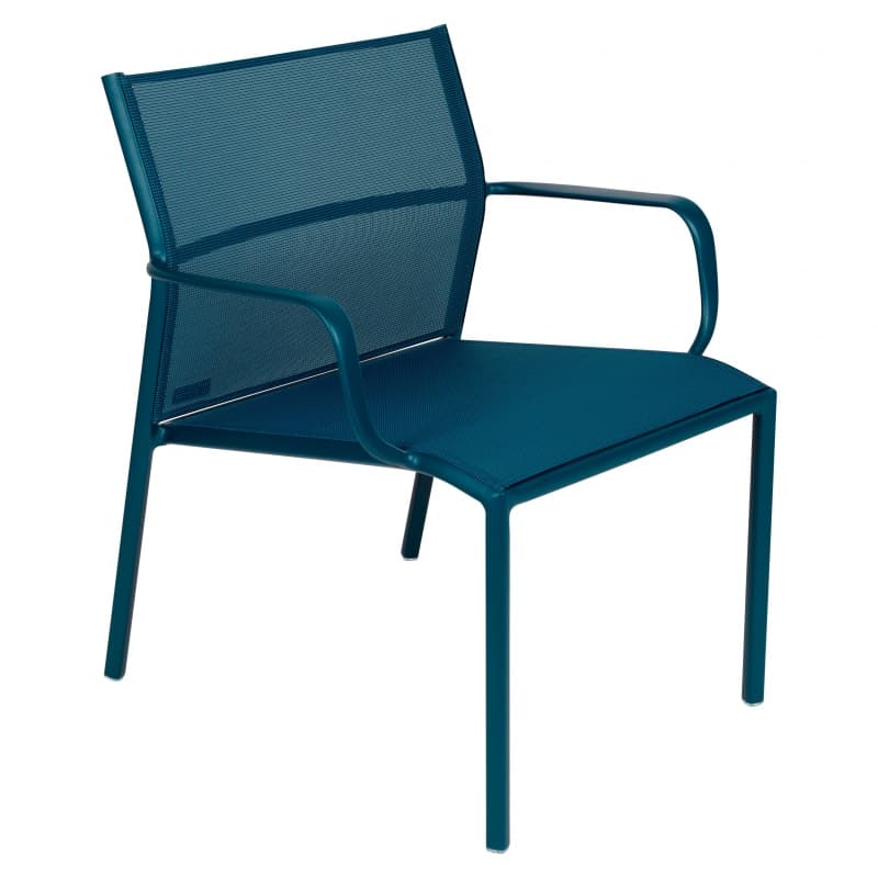 Fermob Cadiz Low Armchair Acapulco Blue