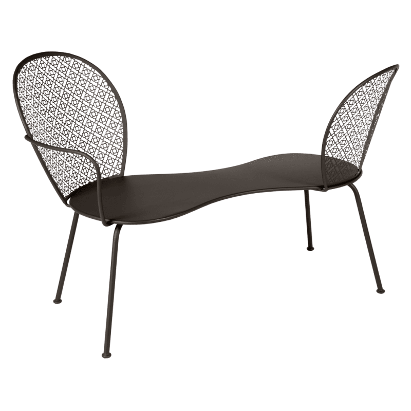 Fermob Lorette Conversation Bench Tonka