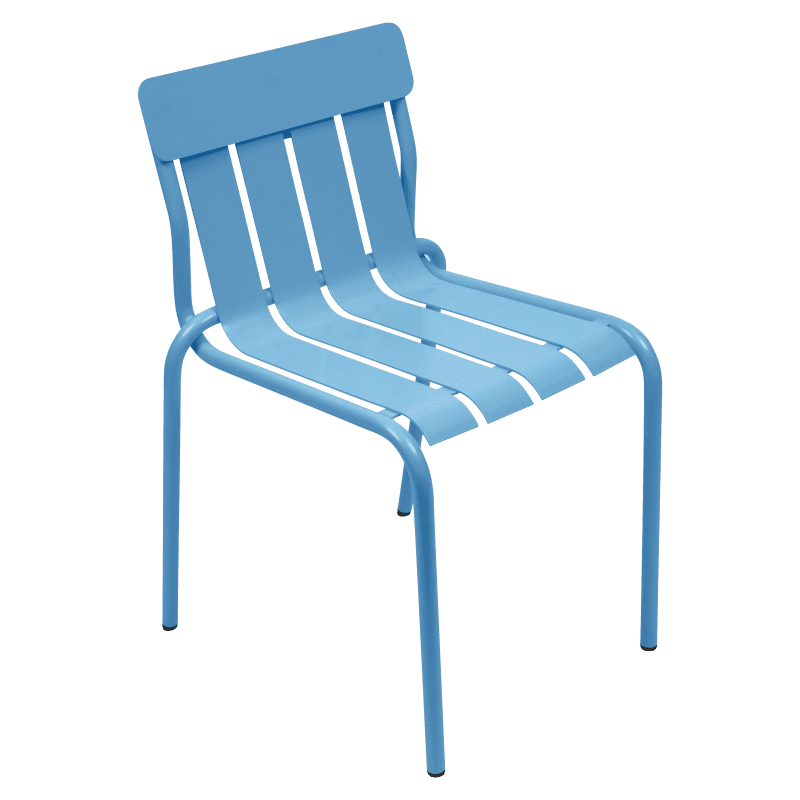 Fermob Stripe Stol Maya Blue