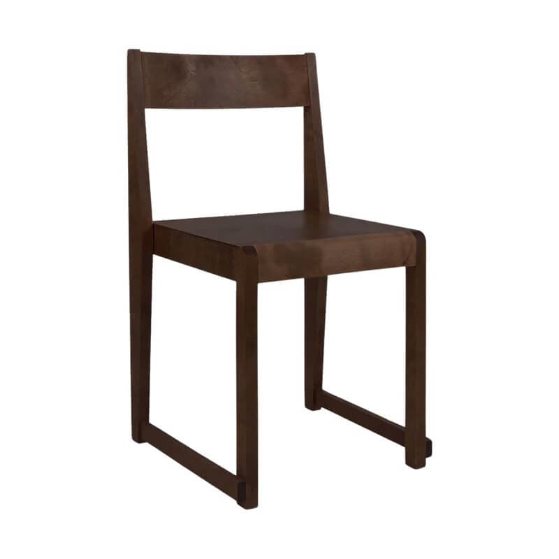 Frama Chair 01 Dark Brown Birch