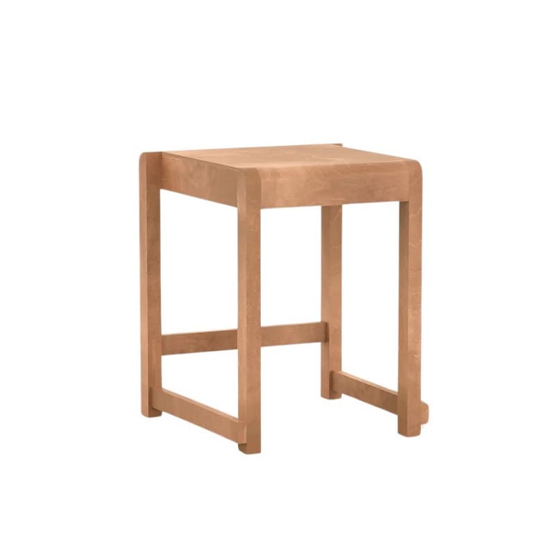 Frama Low Stool 01 Warm Brown Birch
