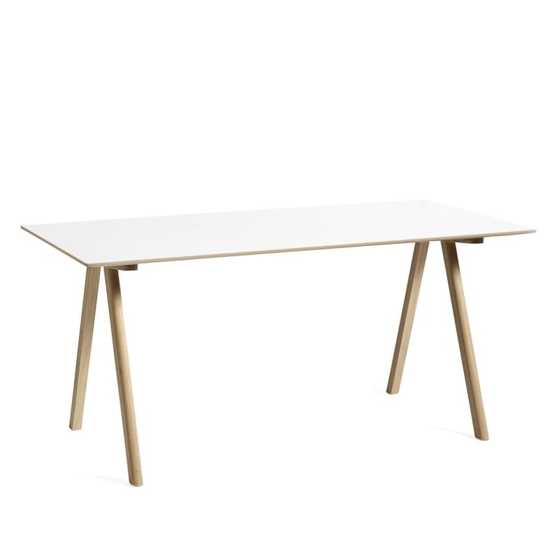 HAY Copenhague Desk CPH10 Stel Eg / Bordplade Hvid Laminat