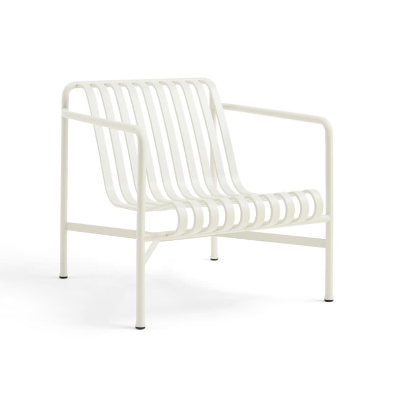 HAY Palissade Lounge Chair Low Cream White