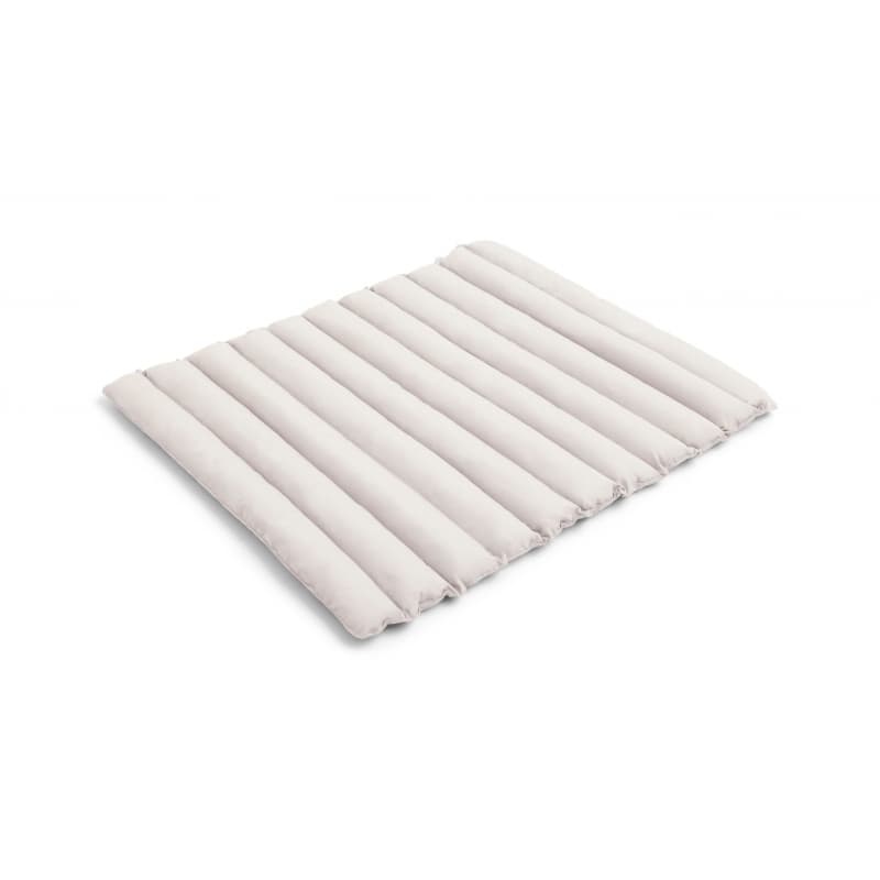HAY Palissade Soft Quilted Cushion Dining Bench Cream White