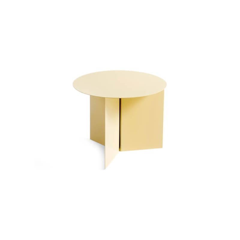 HAY Slit Table, Round Ø45 Yellow