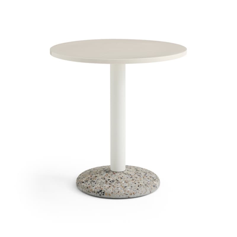 HAY Ceramic Table Ø 70 cm. Warm White