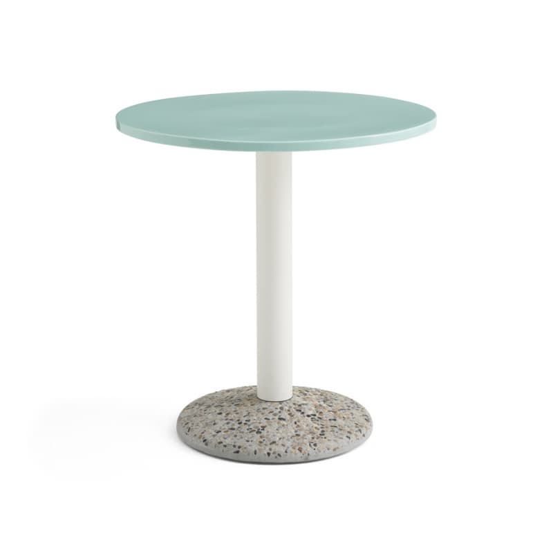HAY Ceramic Table Ø 70 cm. Light Mint