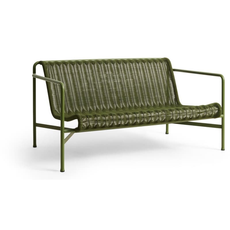 HAY Palissade Cord Lounge Sofa Olive