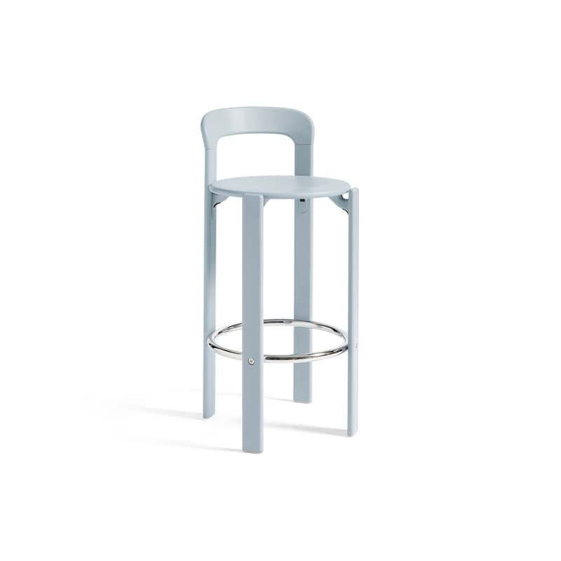 HAY Rey Bar Stool Slate Blue 75 cm.
