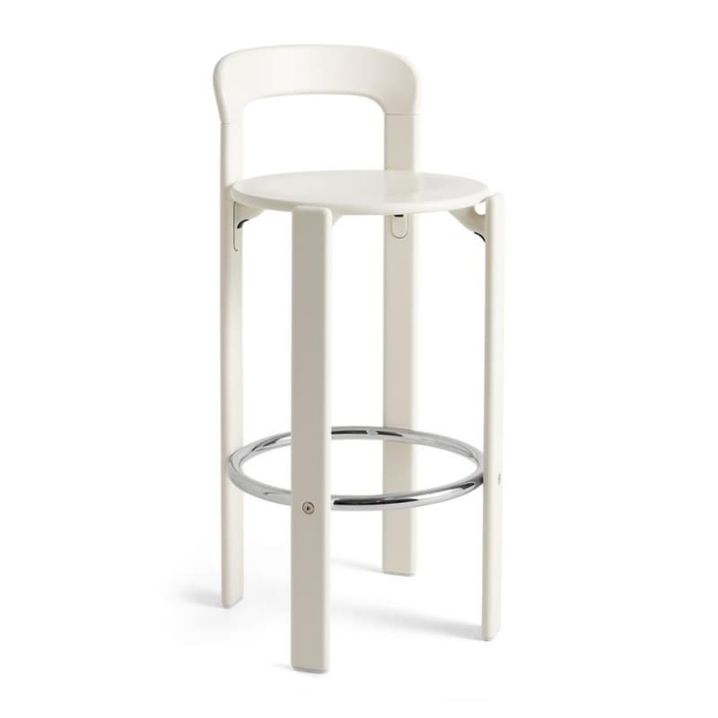 HAY Rey Bar Stool Cream White 75 cm.