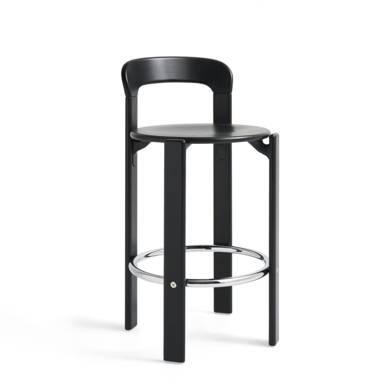 HAY Rey Bar Stool 65 cm. Deep Black