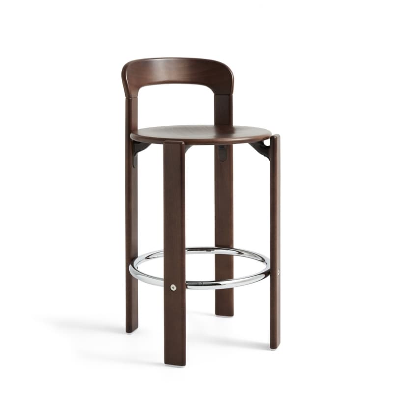 HAY Rey Bar Stool 65 cm. Umber Brown