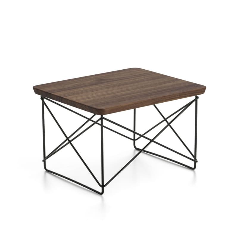 Vitra Occasional Table LTR Walnut/Basic Dark