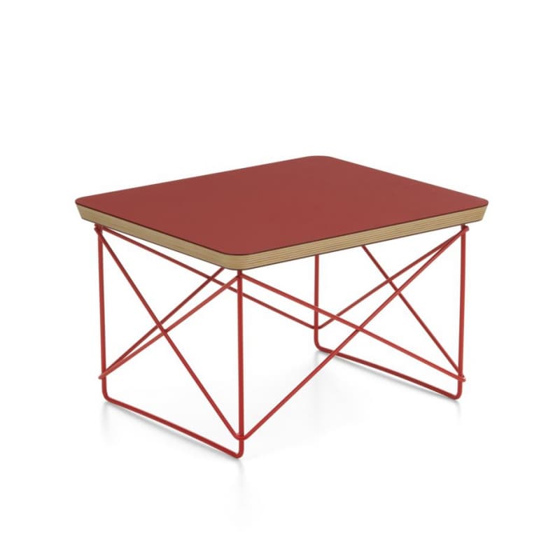 Vitra Occasional Table LTR Dark Brick Linoleum/Dark Brick