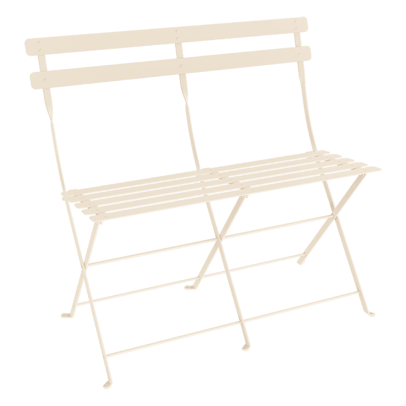 Fermob Bistro 2-seater Bench Latte Beige