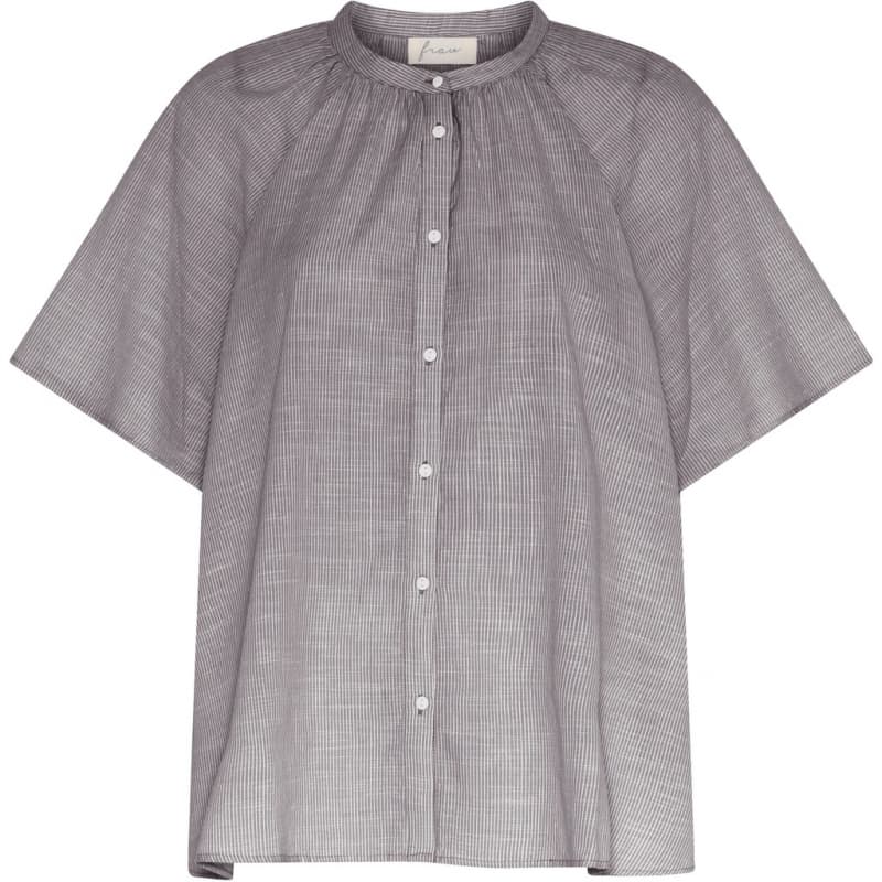 Frau Siena Top Coffee Quartz Stripe