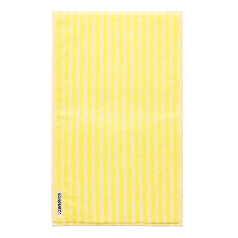 Bongusta Naram Bath Mat Pristine & Neon Yellow