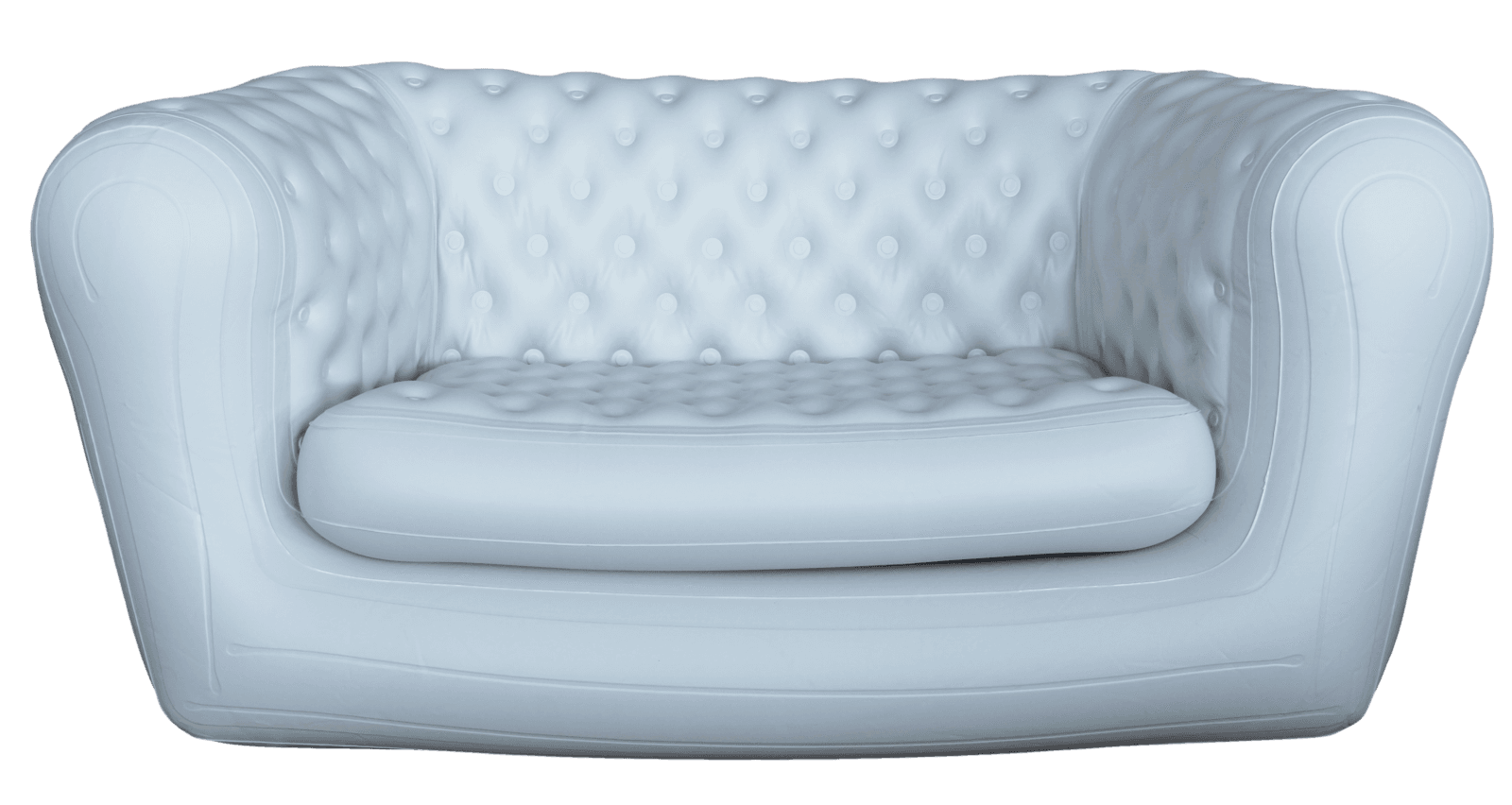 Oppustelig sofa 2 personer - Hvid