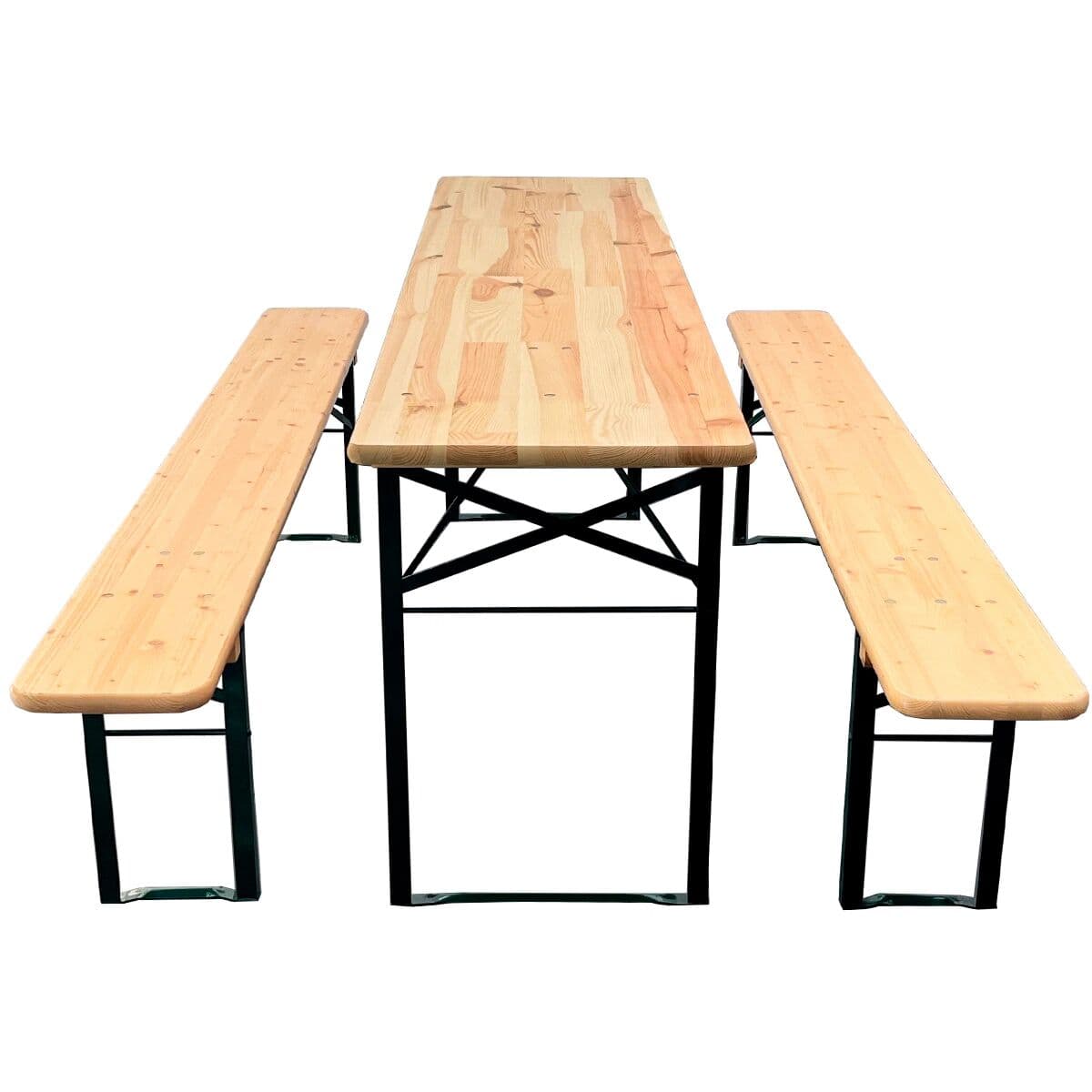 Standard bord-/bænkesæt 220x50cm Naturfarvet