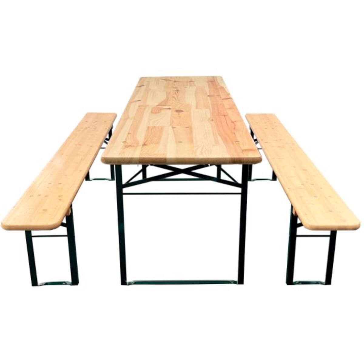 Standard bord-/bænkesæt 220x67cm Naturfarvet
