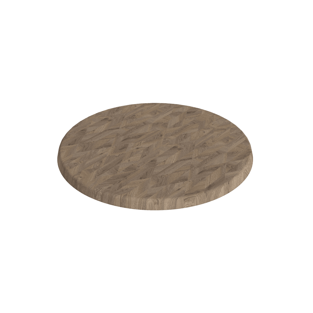 Lys Parket bordplade rund - ø60 cm