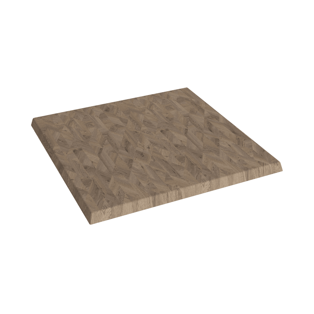 Lys Parket bordplade firkantet - 70x70 cm