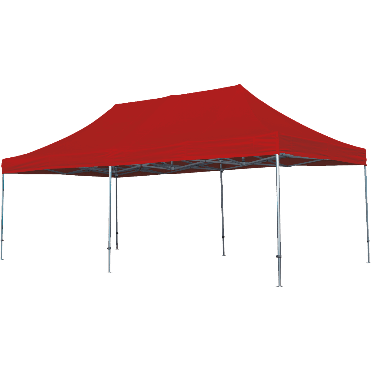 Stand Up Foldetelt Komplet 4x8m Premium Pro - Rød- Flex Tent Pavillion Easy Stand Up Telt