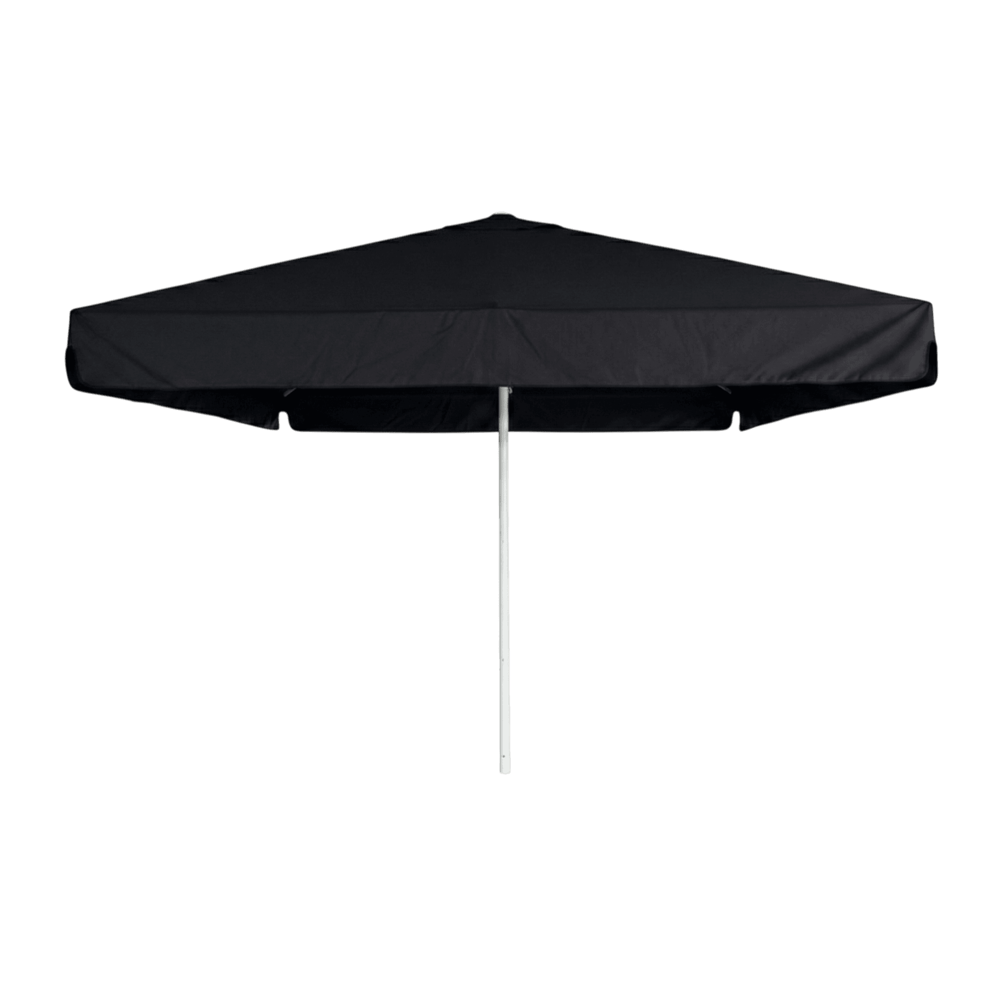 AD Parasol 4x4m m/frise - Sort