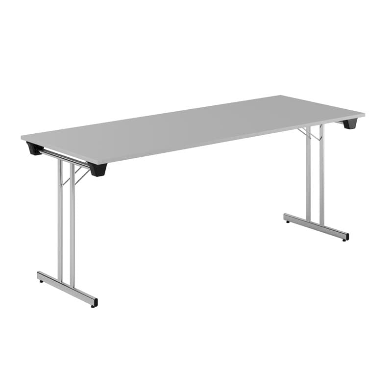Dinner Style - 180x70cm - Sammenklappeligt bord - Grå-krom