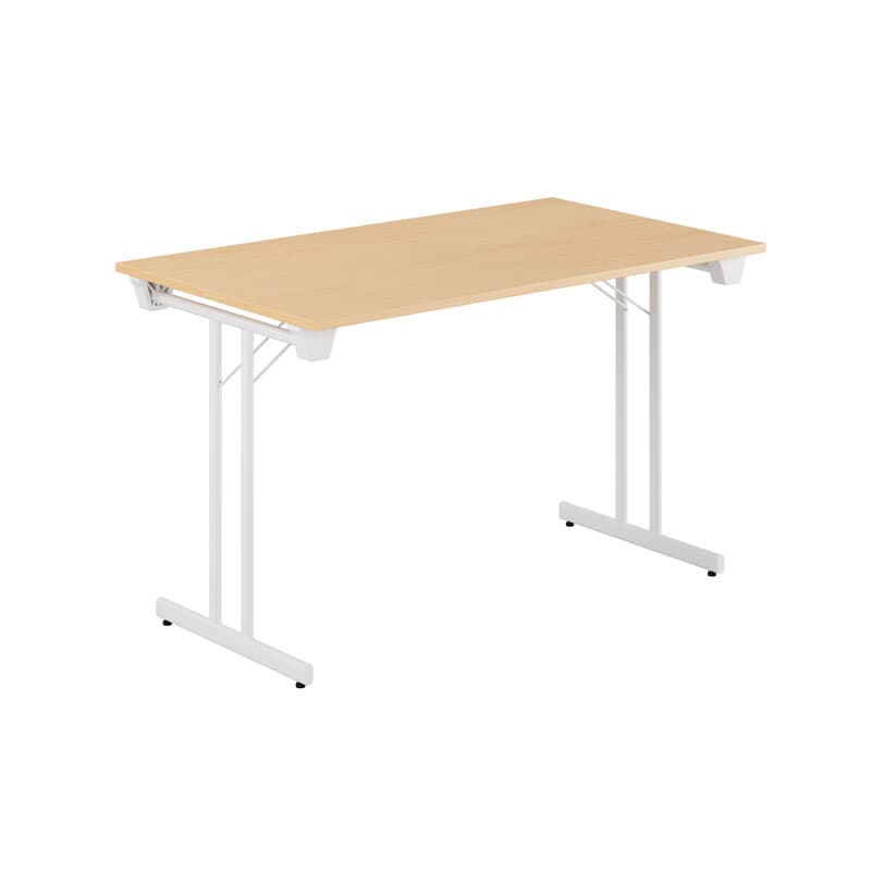 Dinner Style - 120x70cm - Sammenklappeligt bord - Bøg-hvid
