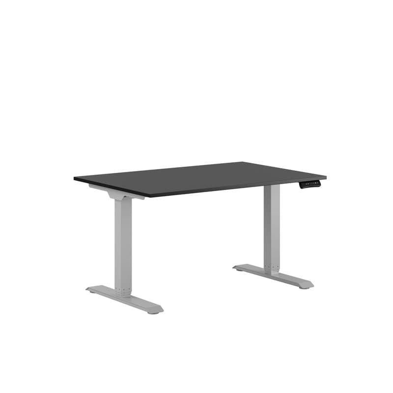 Premium Hæve/Sænkebord m/2 motorer 120x80cm - Sort-grå