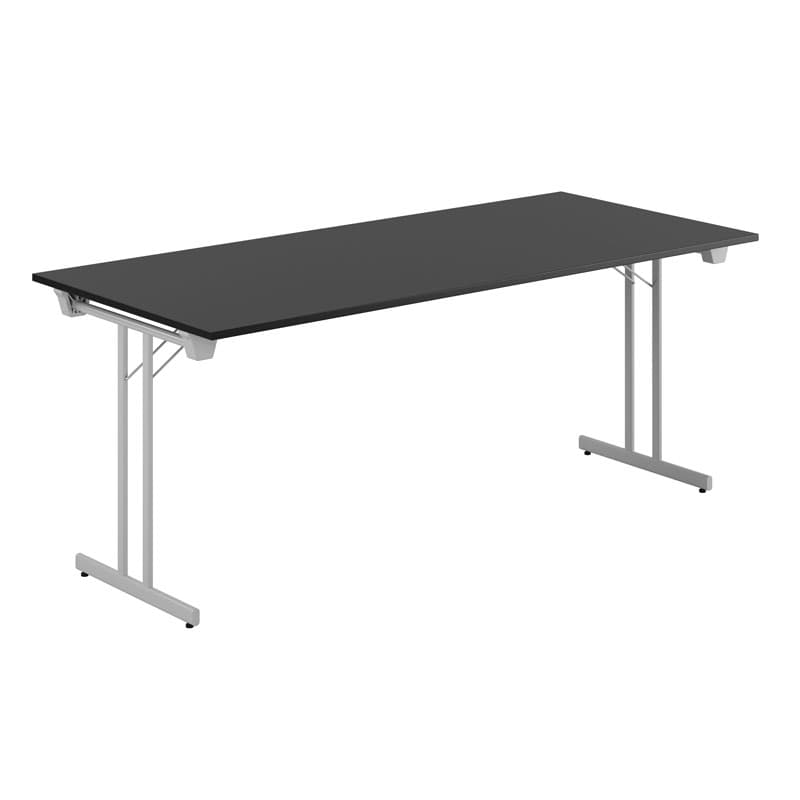 Dinner Style - 180x80cm - Sammenklappeligt bord - Sort-grå
