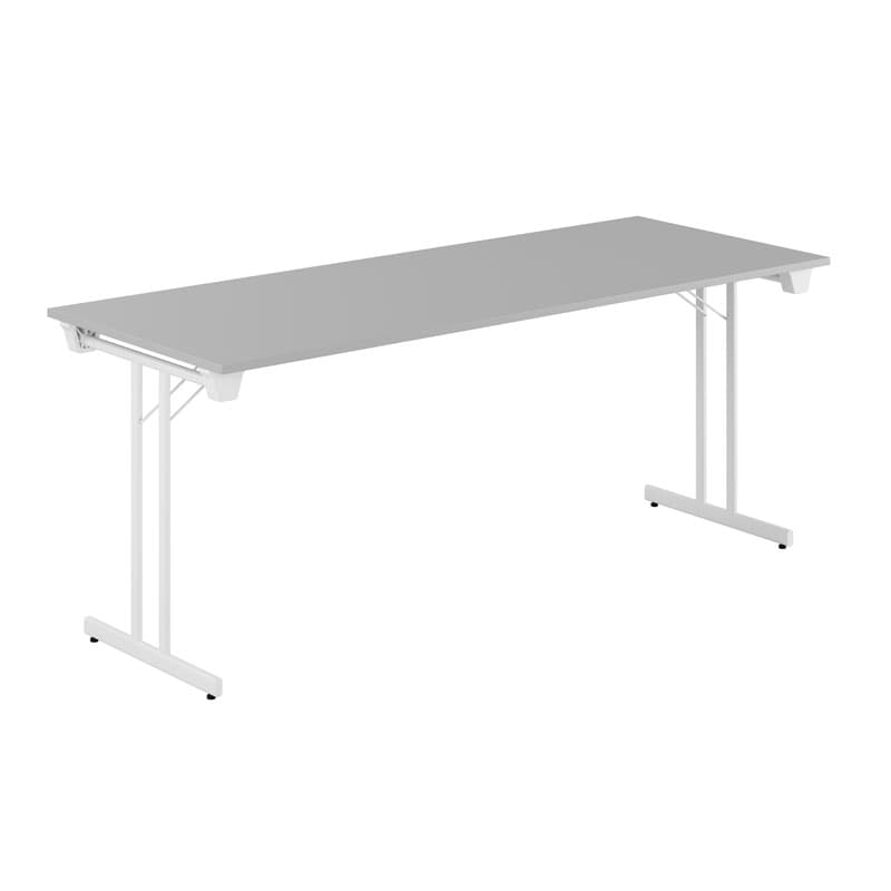 Dinner Style - 180x70cm - Sammenklappeligt bord - Grå-hvid