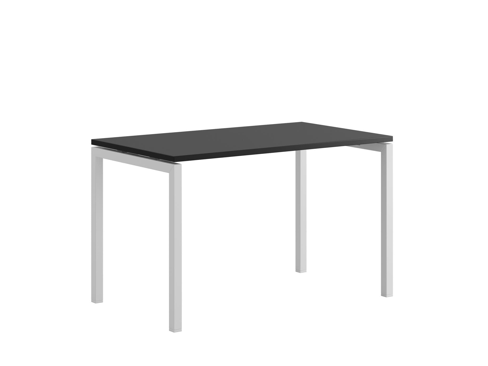 Luna U Bord 120x70cm - Sort-hvid