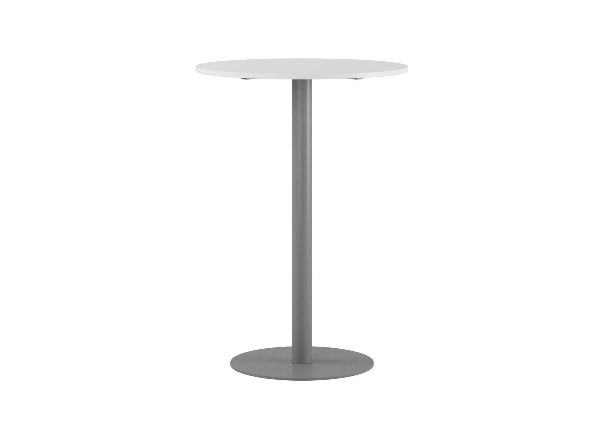 Studio Ståbord Ø80cm - Hvid-grå