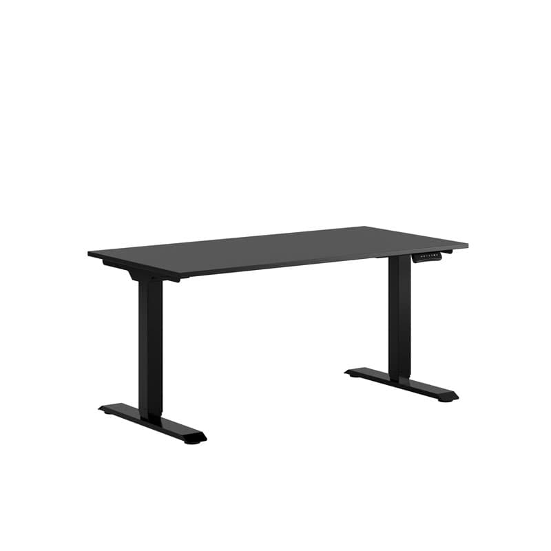 Premium Hæve/Sænkebord m/2 motorer 140x70cm - Sort -sort