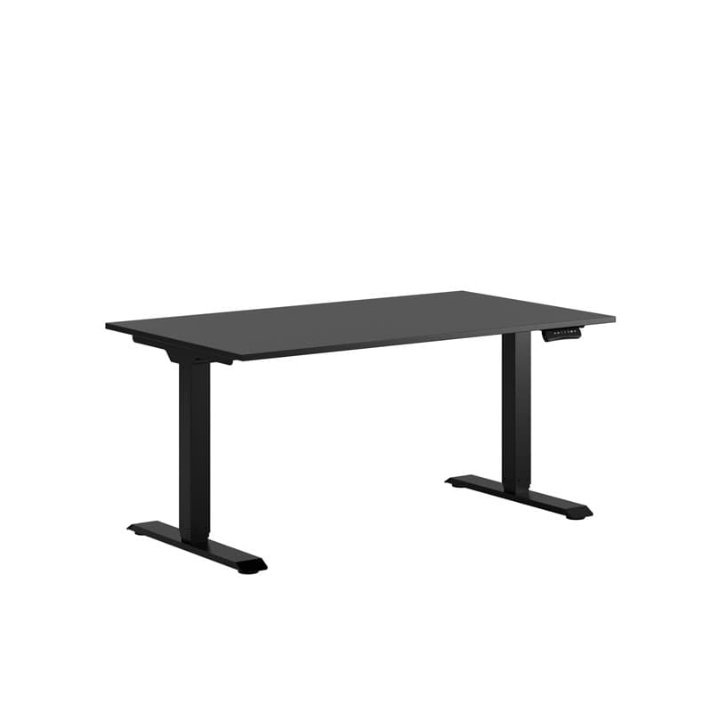 Premium Hæve/Sænkebord m/2 motorer 140x80cm - Sort -sort