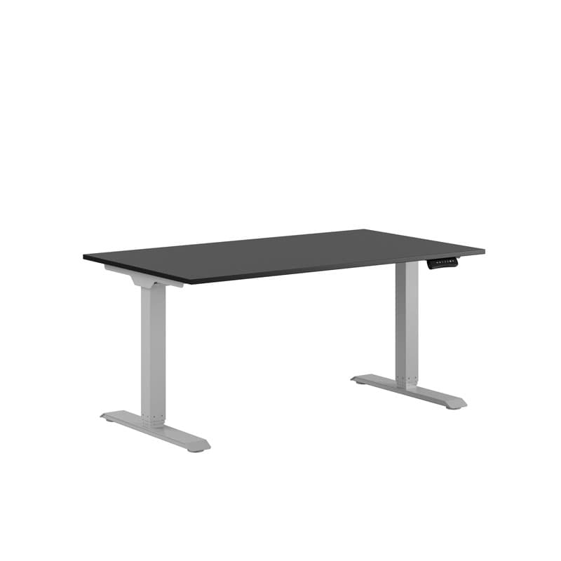 Premium Hæve/Sænkebord m/2 motorer 140x80cm - Sort-grå