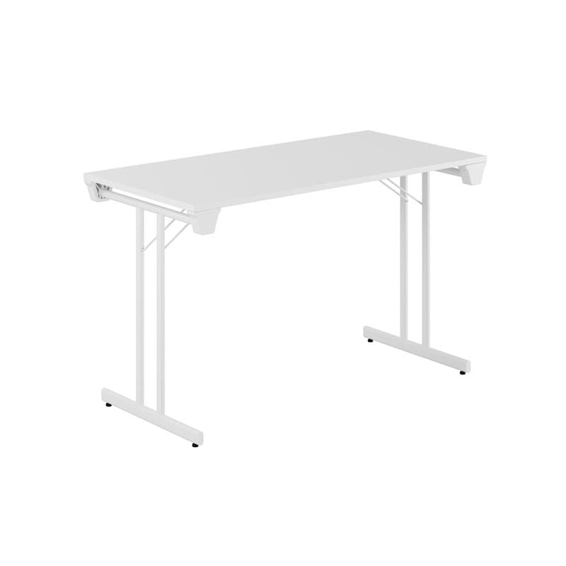 Dinner Style - 120x60cm - Sammenklappeligt bord - Hvid-hvid